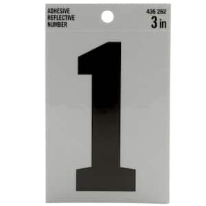 Everbilt 2 in. Self-Adhesive Mylar Number Set 39142 - The Home Depot