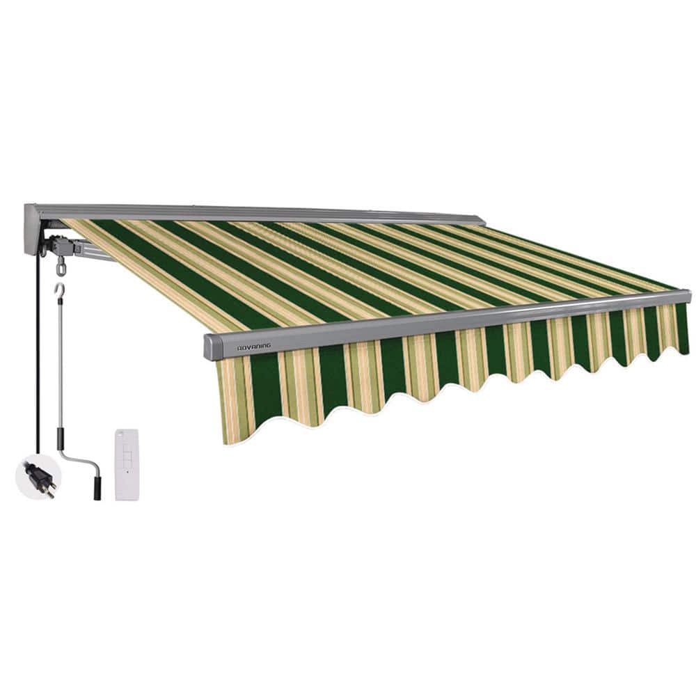 13 ft. Classic Series Semi-Cassette Electric w/Remote Retractable Patio Awn