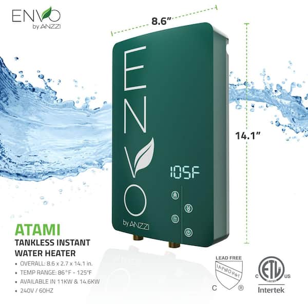 ANZZI ENVO Arima 14.6 kW 3 GPM Residential Single Phase Indoor