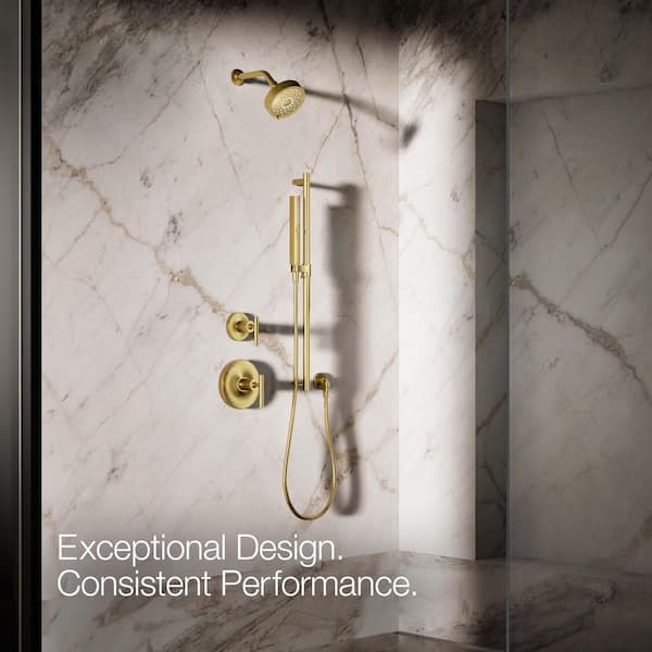 KOHLER Shift Plus 2-Spray Patterns 1.13 in. Wall Mount Handheld