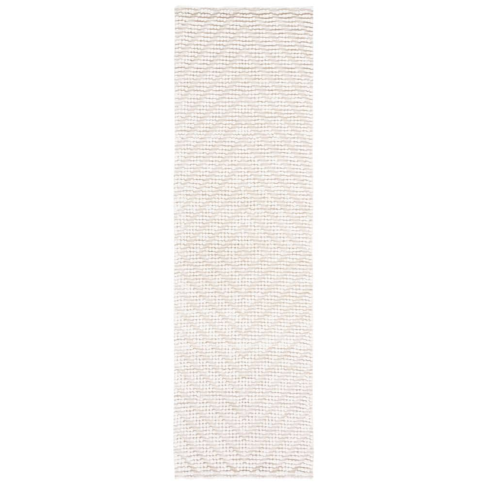 Natura 2 ft. x 8 ft. Ivory Diamond High-Low Runner Rug price history on PriceWatchPro