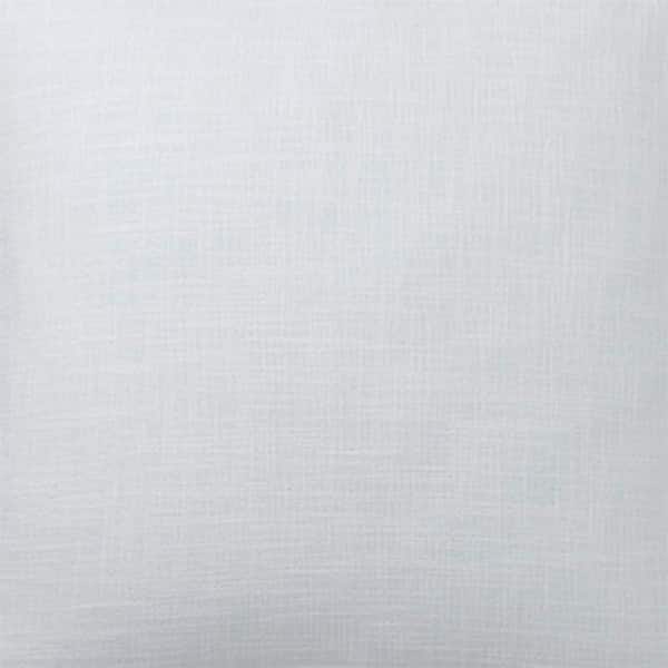 Concord Cotton Twill White Solid 16 in. x 20 in. Medium Boudoir Throw Pillow Cover