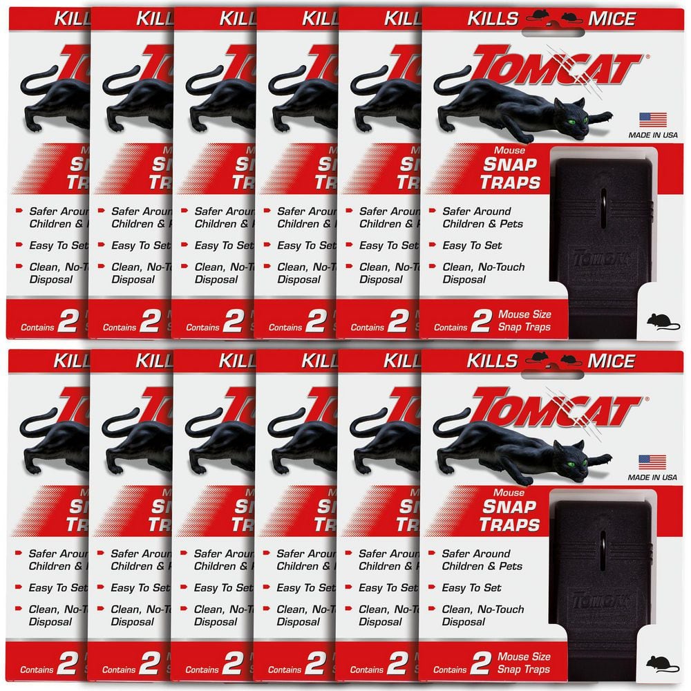 Mouse Snap Traps Bundle, Effectively Kills Mice for Clean, No-Touch Disposal, 24 Traps price history on PriceWatchPro