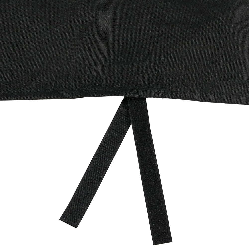 Black Polyester Firewood Log Rack Cover with PVC Backing