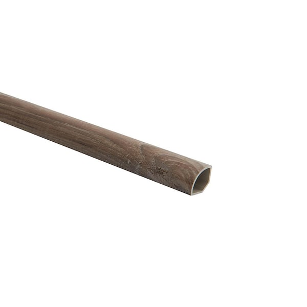 Malibu Wide Plank Hickory Presidio 0.59 in. Thickness x 1.023 in. Width x 94.48 in. Length Quarter Round