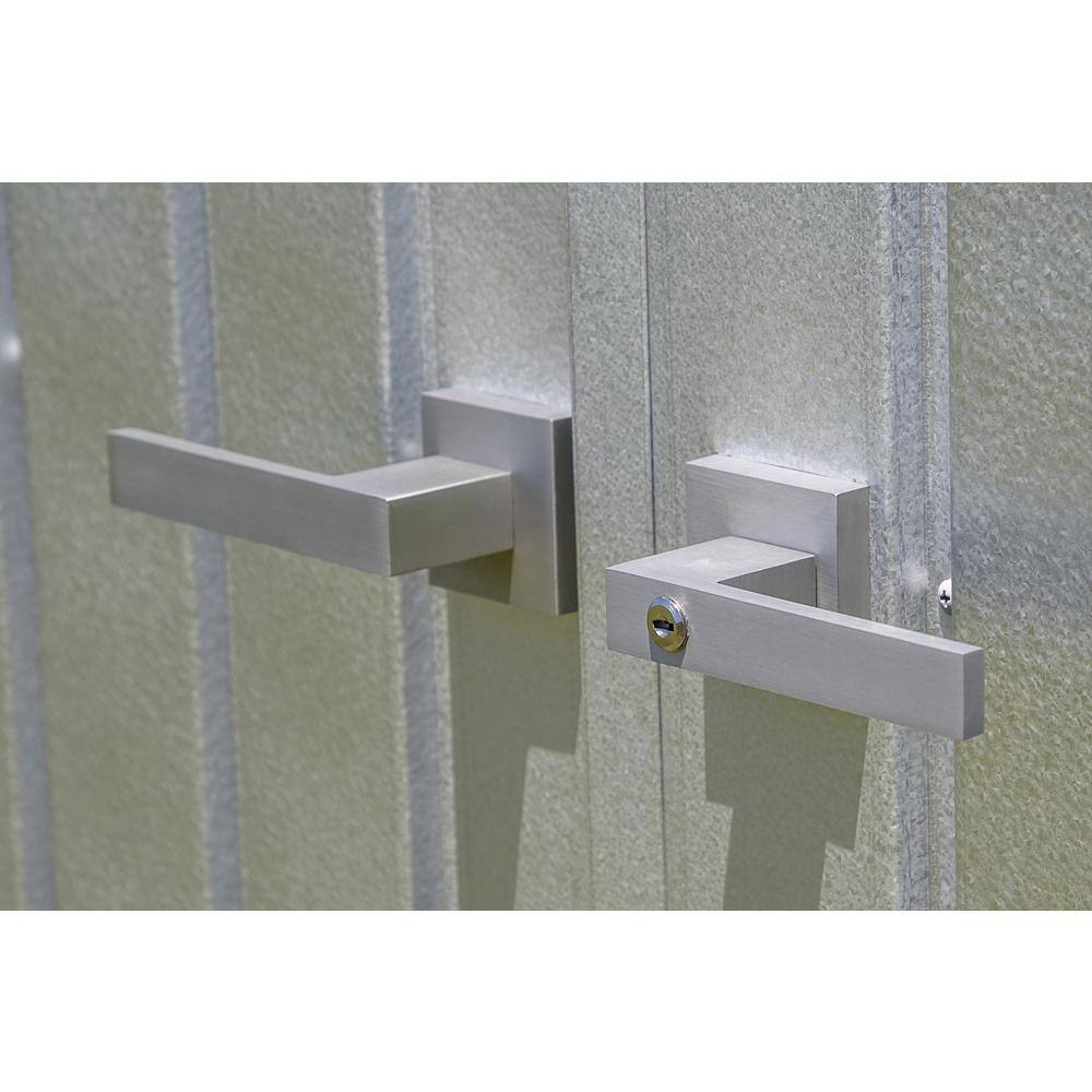 Elite 10 ft. x 4 ft. Silver Galvalume Steel Storage Shed Kit