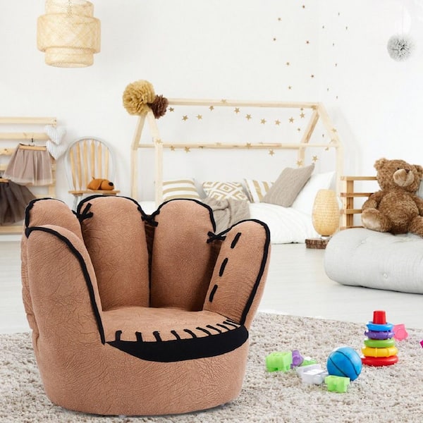 Kid Children's Fabric Armchair Upholstered Sofa Comfy Seating Play Bedroom Gift 