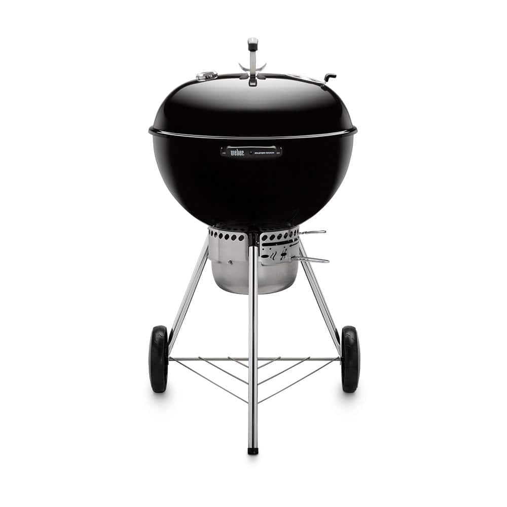 skranke Blank Claire Weber 22 in. Master-Touch Charcoal Grill in Black with Built-In Thermometer  14501001 - The Home Depot