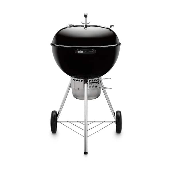 Weber 22 in. Master-Touch Charcoal Grill in Black with Built-In Thermometer
