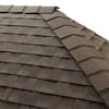 GAF Timbertex Barkwood Double-Layer Hip and Ridge Cap Roofing Shingles ...