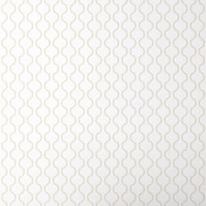 Chateau Ogee Linen Non-Pasted Wallpaper Roll (Covers Approx. 52 sq. ft.)