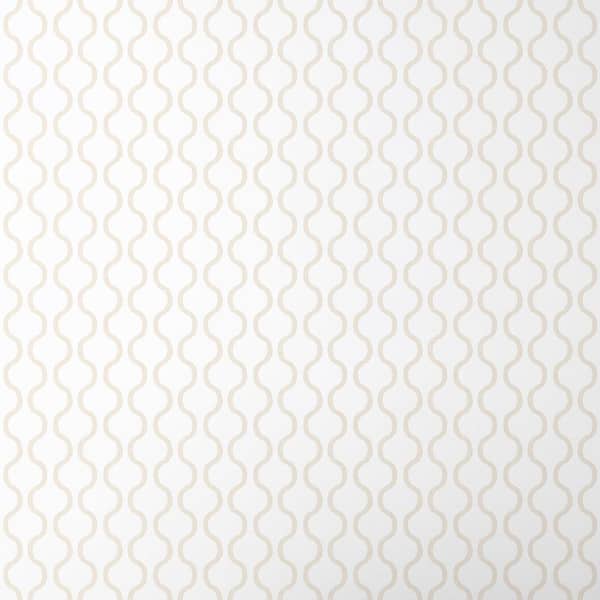 The Company Store Chateau Ogee Linen Non-Pasted Wallpaper Roll (Covers Approx. 52 sq. ft.)