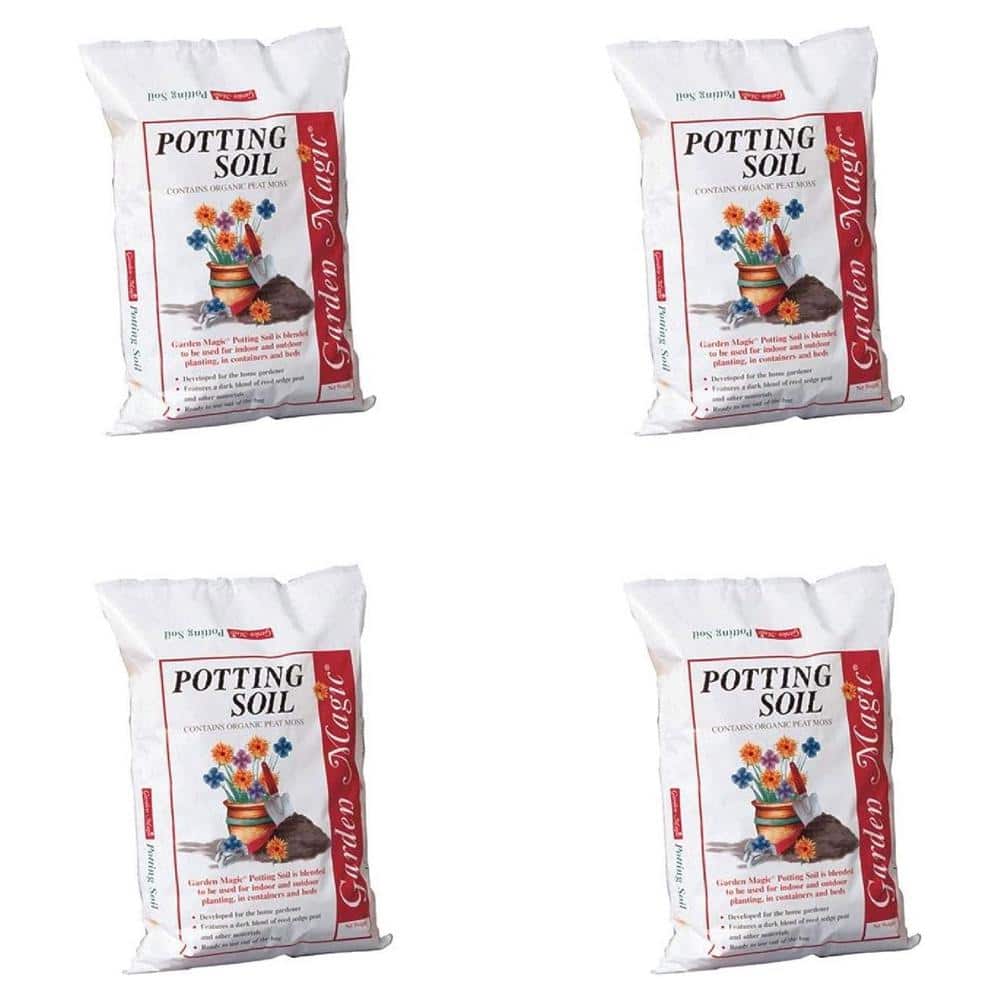 Garden Magic General Purpose Potting Soil Mix, 20 lbs. Bag (4-Pack)
