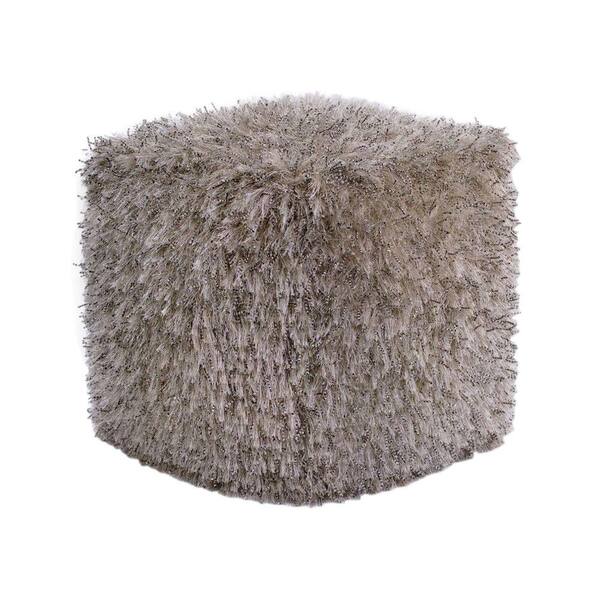 Kas Rugs Champagne Accent Pouf