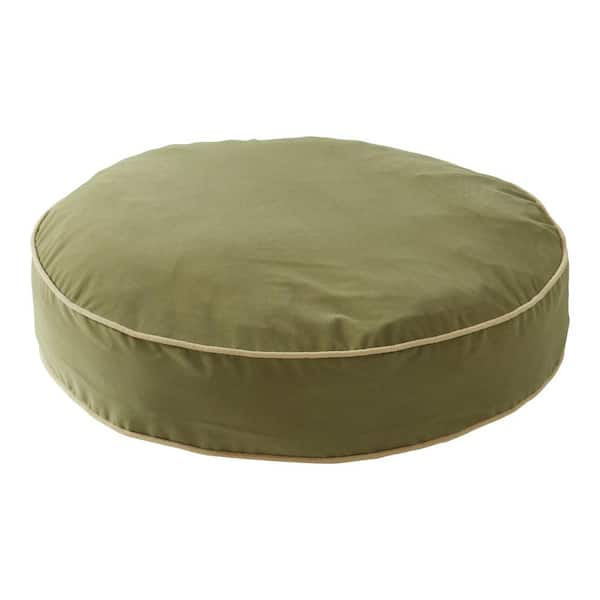 Happy Hounds Scout Large Moss Round Pillow Dog Bed