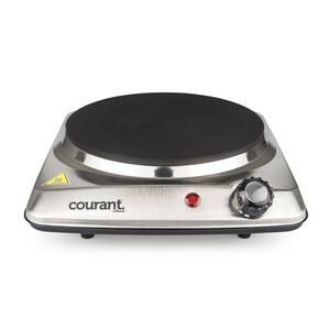 Portable Single Burner 6.1 in. Stainless Steel Hot Plate