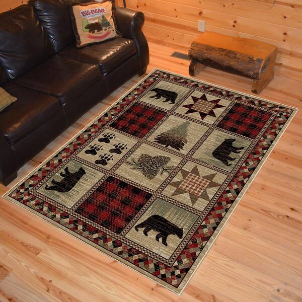 2 Pieces Bear Kitchen Mats Rugs, Add a Touch of Nature to Your Space in  2023