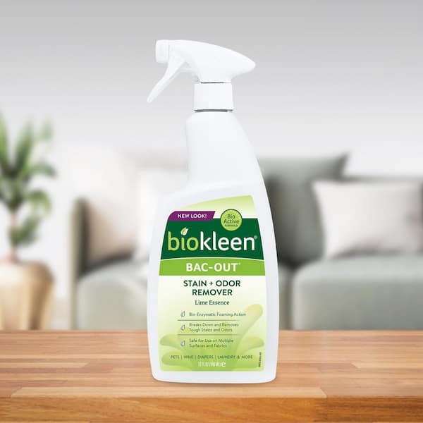 biokleen 32 oz. Bac-Out Enzymatic Carpet Stain and Odor Remover Foaming  Spray B00033E - The Home Depot