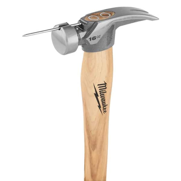 Milwaukee 16 oz. Smooth Face Hickory Handle Hammer 48-22-9517