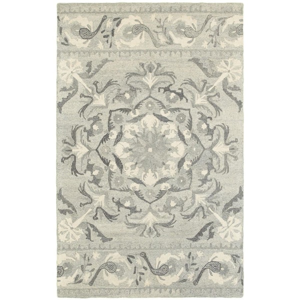 4 X 6 Multi-Colored Floral Washable Area Rug Runner Rug
