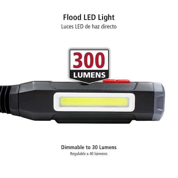 Husky - 400 Lumens Rechargeable Flex Work Light