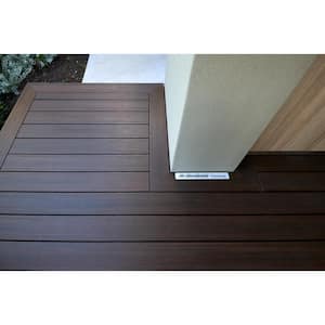 UltraShield Natural Voyager 1 in. x 6 in. x 8 ft. Spanish Walnut Hollow Composite Decking Board