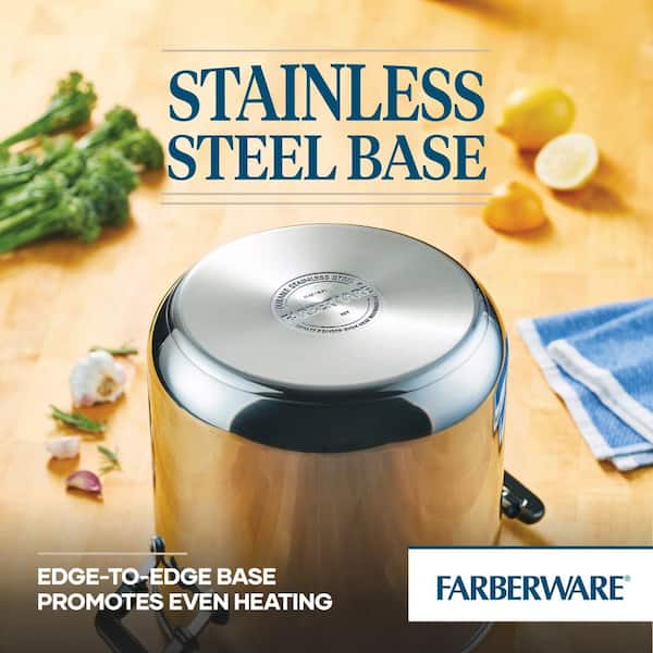 Farberware Classic Stainless Steel 11-Quart Covered Stockpot