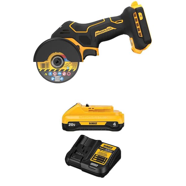 20V XR Lithium-Ion Cordless 3 in. Cut-Off Tool with 20V MAX Compact 4.0Ah Battery and 12V to 20V MAX Charger