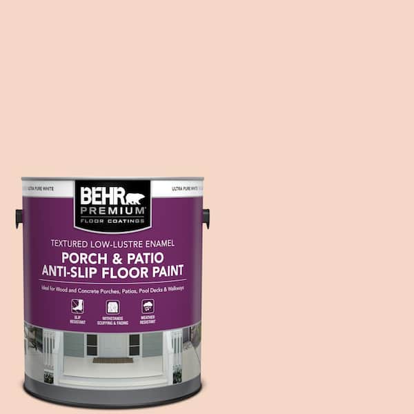 BEHR PREMIUM 1 gal. #M180-2 Resort Sunrise Textured Low-Lustre Enamel Interior/Exterior Porch and Patio Anti-Slip Floor Paint