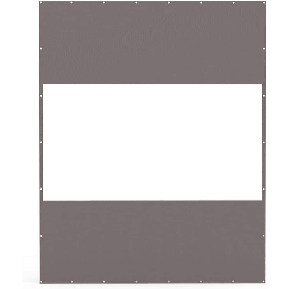 10 ft. H x 8 ft. W Heavy Duty Outdoor Clear Panel Curtain, Waterproof PVC P
