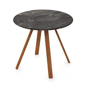 Redang Paladina 4-Leg Round Wood Outdoor Dining Table with Smart Top
