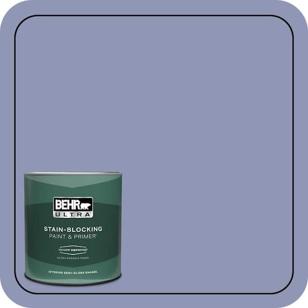 BEHR ULTRA 1 qt. #S540-4 Vintage Ribbon Extra Durable Semi-Gloss Enamel Interior Paint & Primer