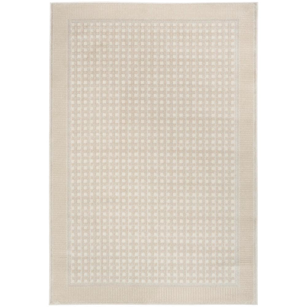 Nordic Beige 4 ft. x 6 ft. Geometric Contemporary Area Rug price history on PriceWatchPro
