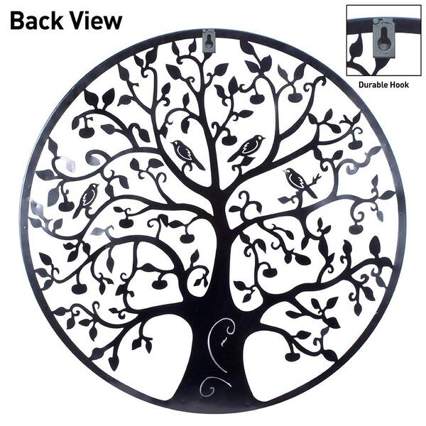 Southern Patio 24 In Dia Tree Of Life Metal Wall Outdoor Decor Wdc 054603 - Metal Tree Of Life Wall Decor