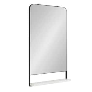 Chadwin 20.00 in. W x 34.00 in. H Black Rectangle Contemporary Framed Decorative Wall Mirror