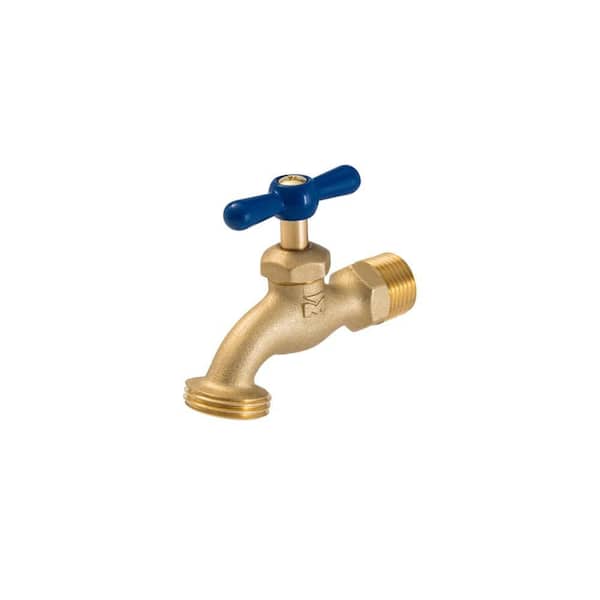 1/2 in. x 1/2 in. MIP Brass Hose Bibb Valve