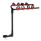 4-Bike Universal Hitch Mount Bike Carrier with Integrated Stable Cradles
