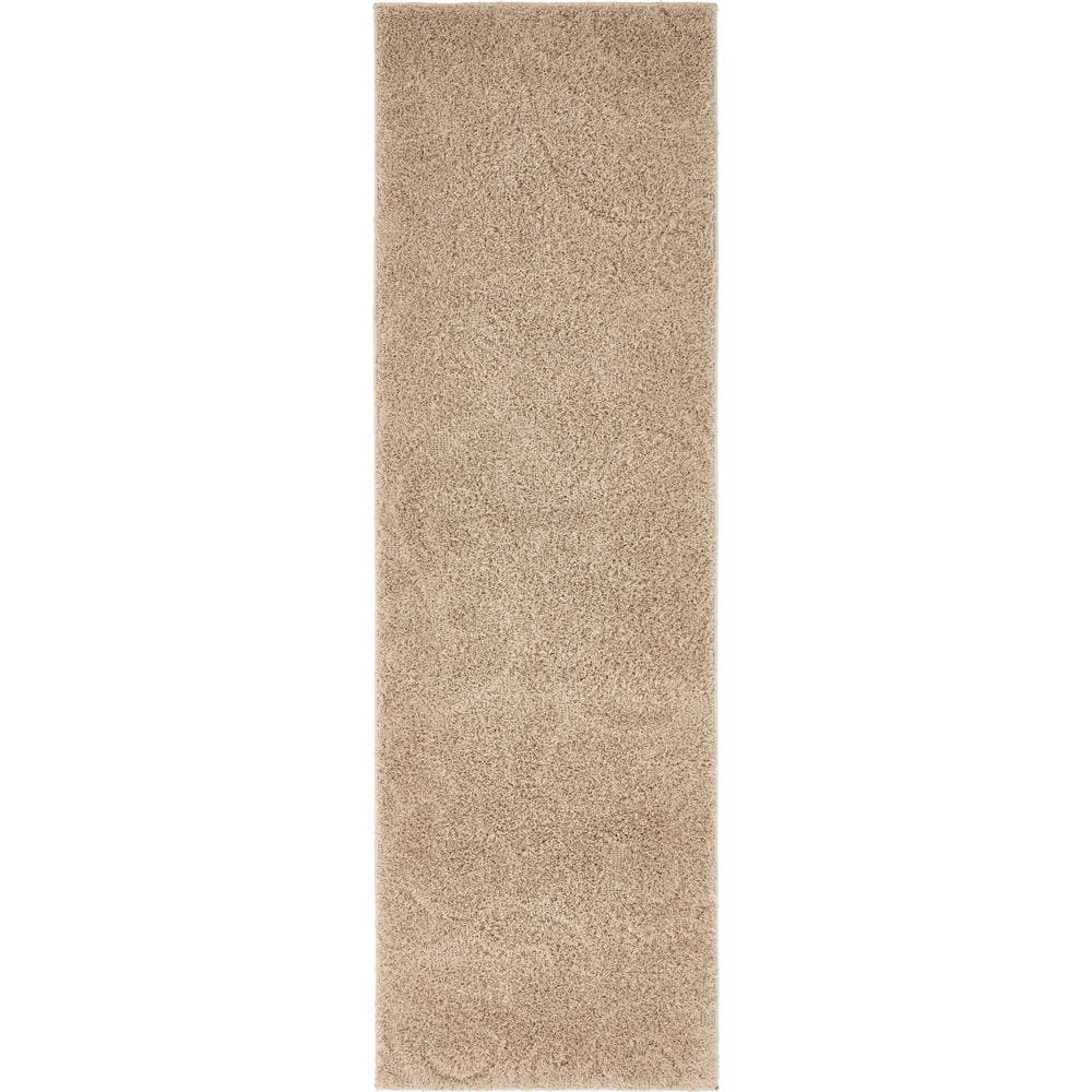 Floral Shag Carved Beige 2' 0 x 6' 7 Runner Rug price history on PriceWatchPro