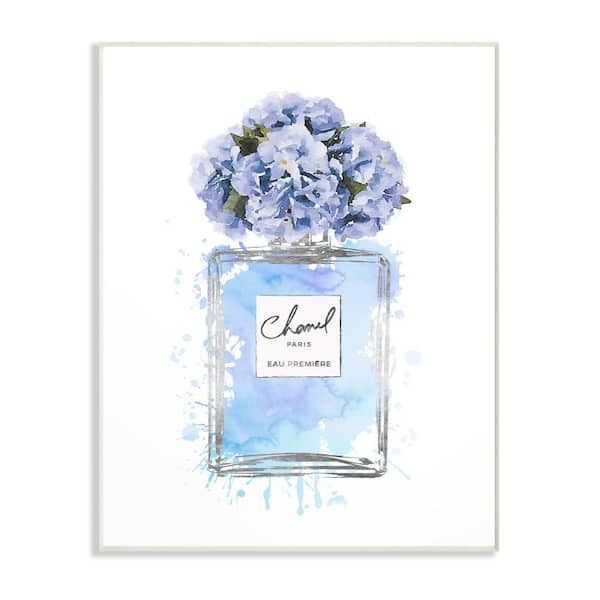 iCanvas Perfume With Black & Blue Flower by Amanda Greenwood