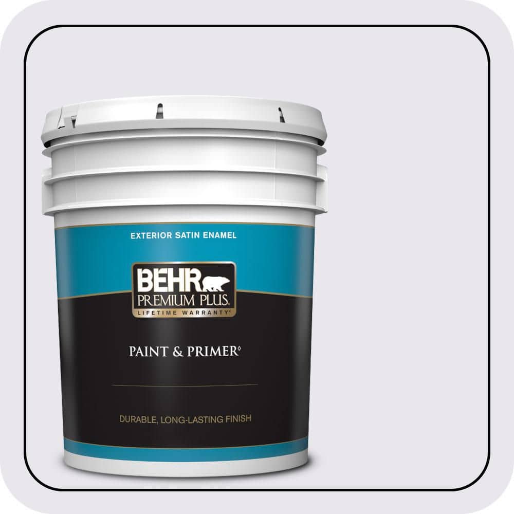 5 gal. #650C-1 Pixie Wing Satin Enamel Exterior Paint & Primer price history on PriceWatchPro