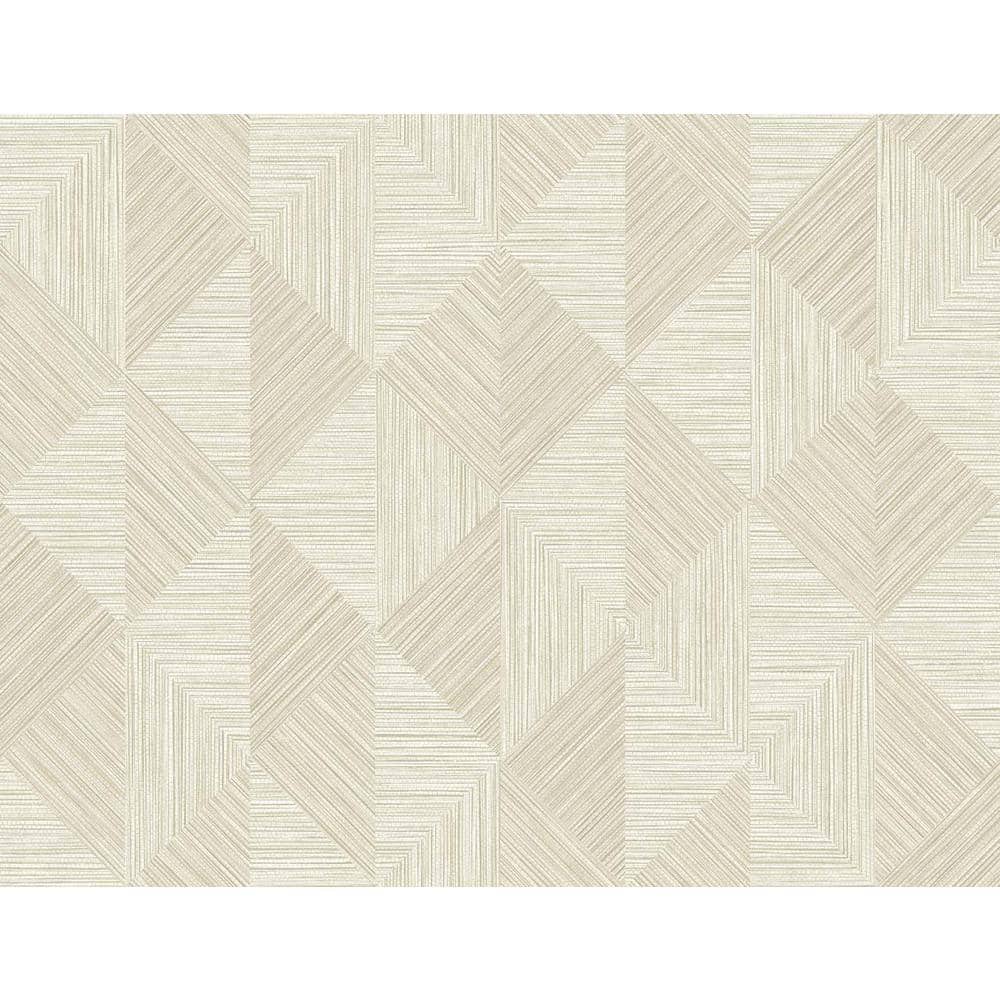 60.75 sq. ft. Beige Diamond Inlay Embossed Vinyl Unpasted Wallpaper Roll price history on PriceWatchPro