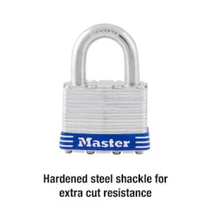Outdoor Padlock with Key, 1-3/4 in. Wide