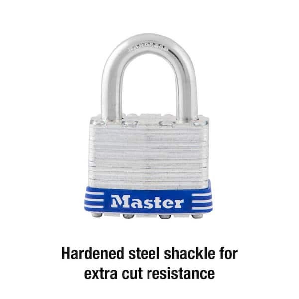 Outdoor Padlock with Key, 1-3/4 in. Wide