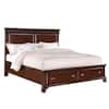 Brinley cherry on sale storage bed