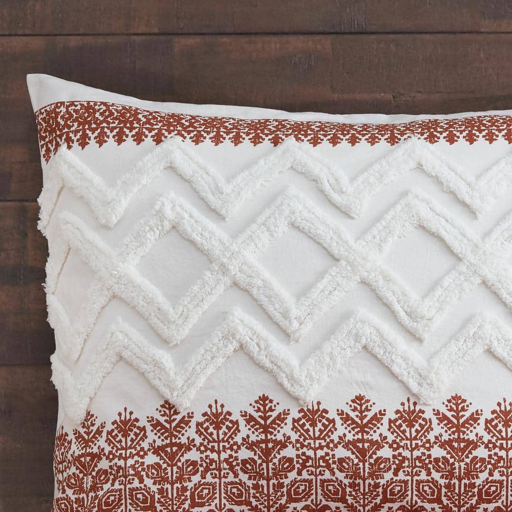Auburn King Cotton Comforter Set with Chenille Tufting