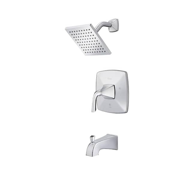 Pfister Bronson 1-Handle Tub and Shower Faucet Trim Kit Polished Chrome (Valve Not Included)