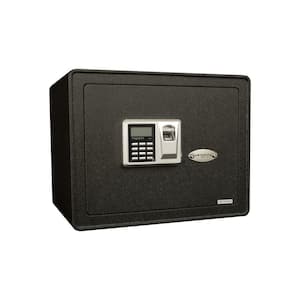 1.21 cu. ft. All Steel Security Safe with Biometric Lock, Textured Black