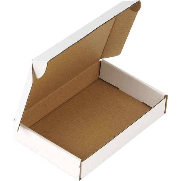 Unbranded 1.44 oz Shipping Box 6x4x1 Inches Cardboard Corrugated Mailer Perfect for Small Mobile Phone Case 50 Pack White
