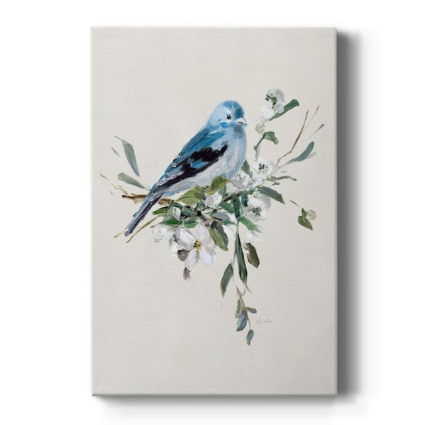 Wexford Home Bluebird Happy I By Wexford Homes Unframed Giclee Home Art Print 18 in. x 12 in.