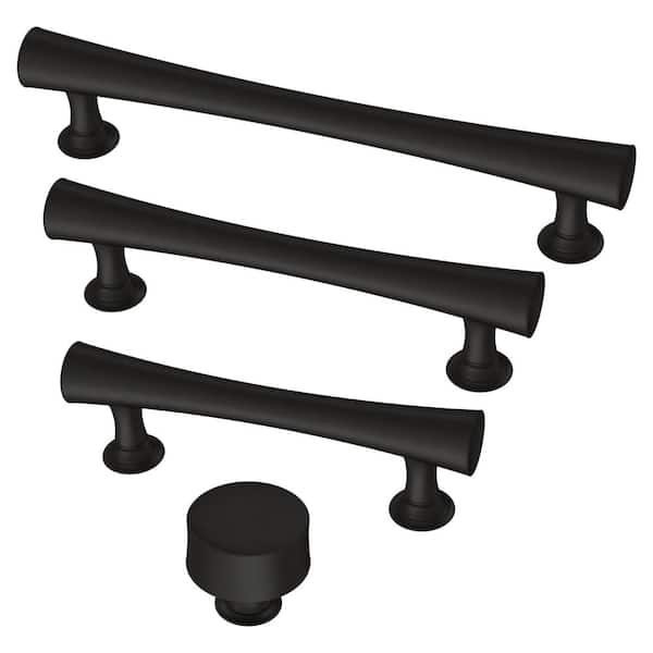 96 mm Matte Black Cabinet Pull